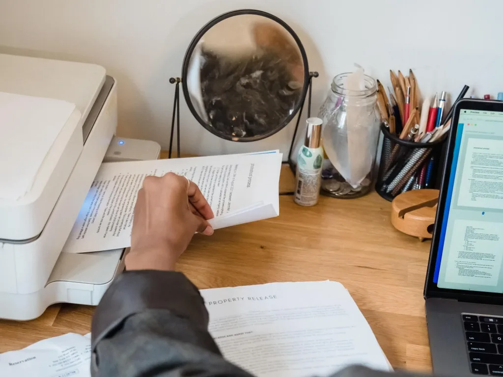 small office printer using cloud printing