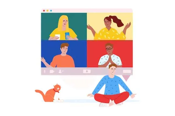 Video call drawing
